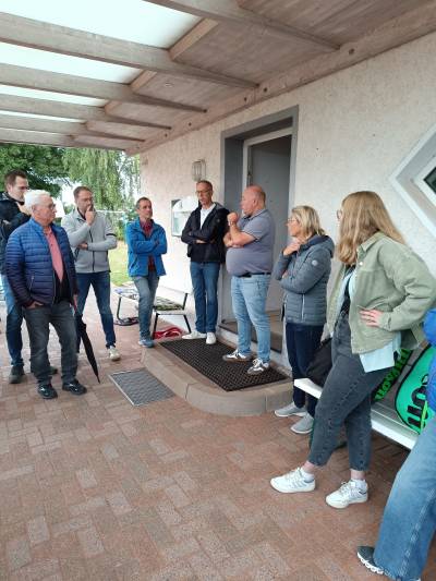 Besuch beim Tennisverein Lüttringen