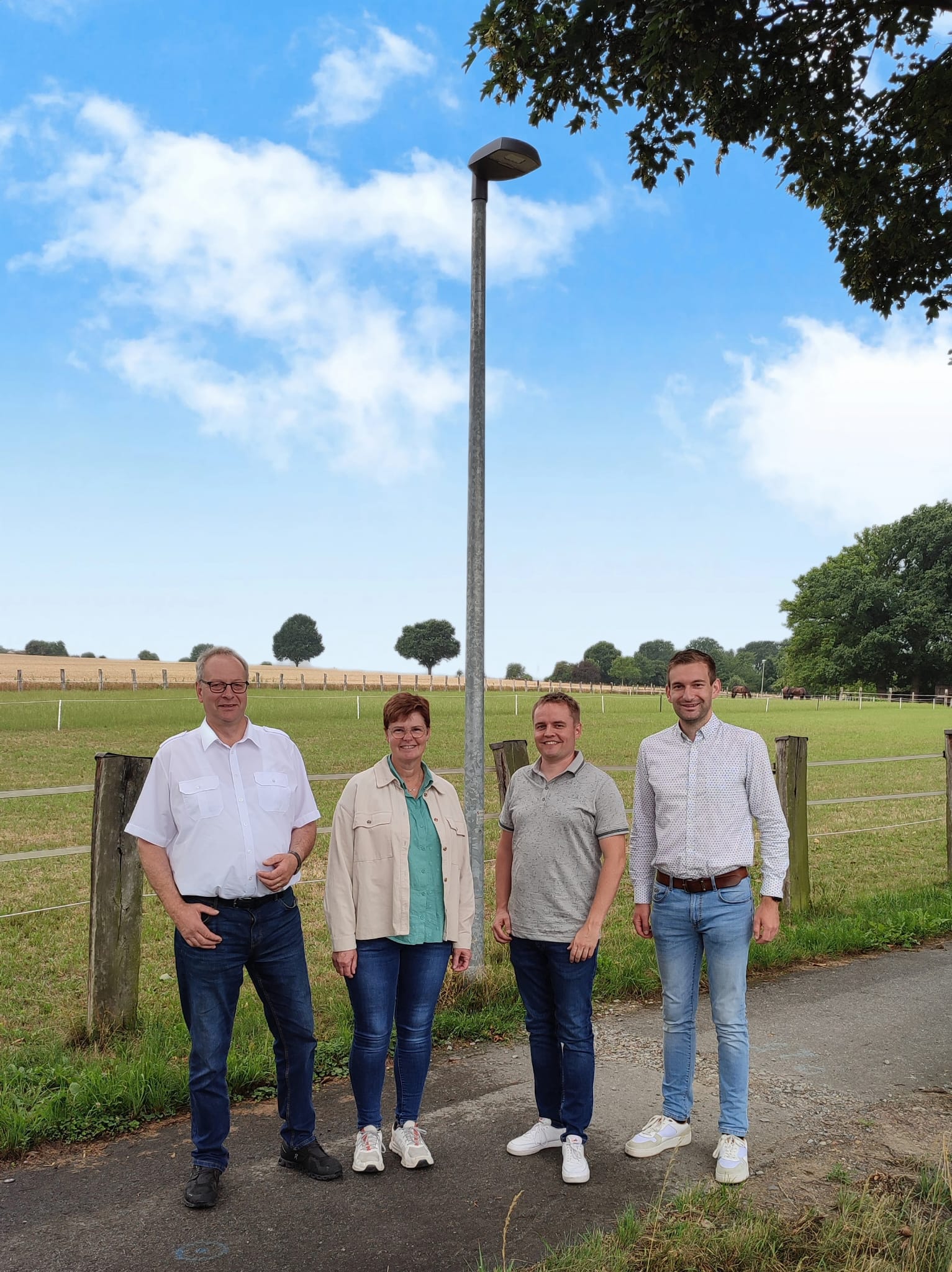 v.l.n.r.: Georg Busemann, Hiltrud Junker, Thomas Dombrowsky, Simon Hennecke